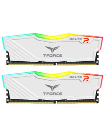 Team T-Force Delta RGB 32GB Kit (2 x 16GB)  DDR4  3600MHz (PC4-28800)  CL18  XMP 2.0  DIMM Memory  White