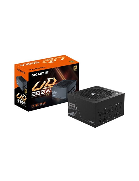 GIGABYTE GP-UD850GM 850W 80 Plus Gold Certified Fully Modular Power Supply  Ultra Durable with Japanese Capacitors  Enhanced Thermal Solution  120mm Smart Hydraulic Bearing Fan  Compact Design  Ideal for High-Performance Systems