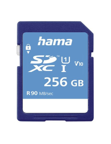 Hama 256GB SDXC Card  UHS-I Class 10  90MB/s