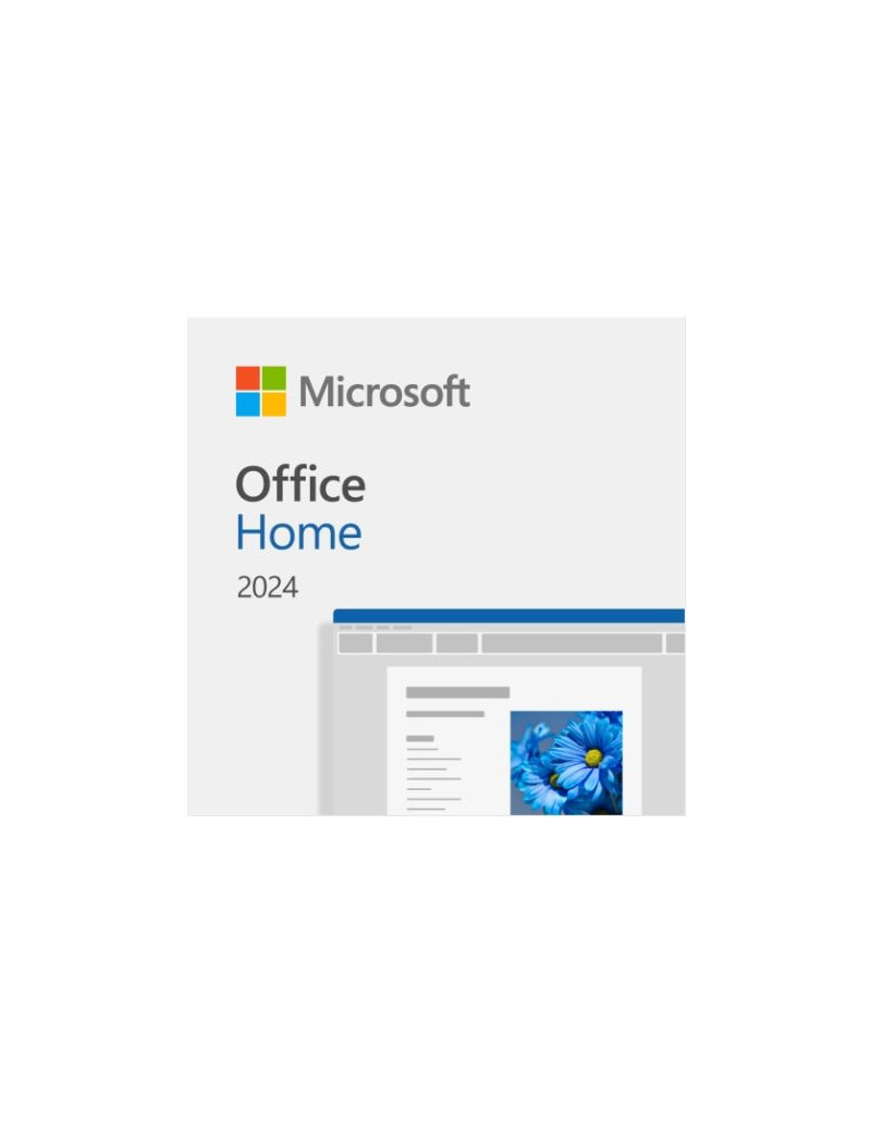 Microsoft Office 2024 Home  Retail  1 Licence  Windows/MacOS  Medialess