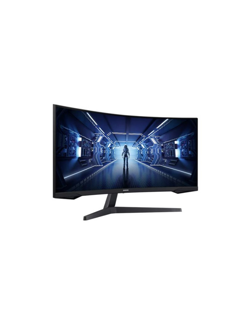 Samsung 34“ G55T UWQHD Odyssey Curved Gaming Monitor (LC34G55TWWPXXU)  3440 x 1440  1ms  HDMI  DP  165Hz  HDR10  FreeSync  VESA