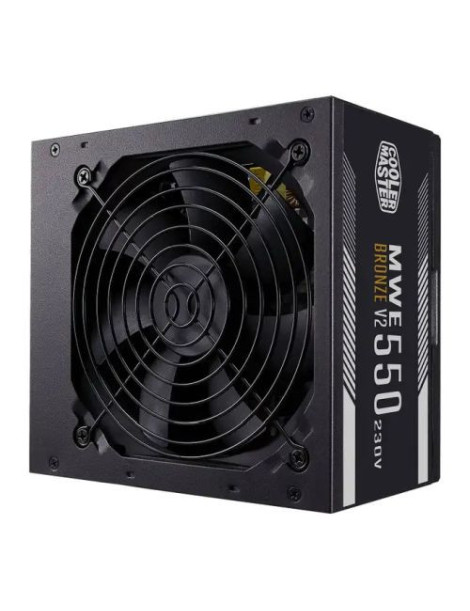 Cooler Master 550W MWE Bronze V2 230V ATX 2.52 PSU  Fully Wired  HDB Bearing Fan  80+ Bronze