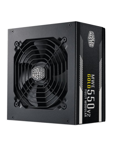 Cooler Master 550W MWE Gold V2 ATX 2.41 PSU  Fully Modular  HDB Bearing Fan  80+ Gold