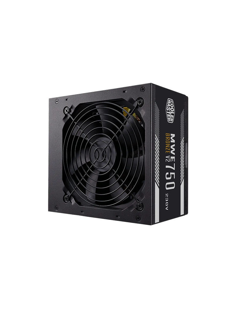 Cooler Master 750W MWE Bronze V2 230V ATX 2.52 PSU  Fully Wired  HDB Bearing Fan  80+ Bronze