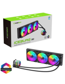 GameMax Iceburg 360mm ARGB Liquid AIO CPU Cooler with Triple 120mm Fans  PWM Control  and RGB Lighting - Compatible with Intel and AMD