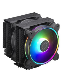 Cooler Master Hyper 622 Halo ARGB Dual Tower Heatsink & Fans  Intel/AMD  6 Heat Pipes  2x ARGB Fans  157mm High  Black