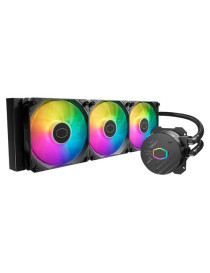 Cooler Master MasterLiquid 360L Core ARGB 360mm Liquid CPU Cooler  3x ARGB PWM Fans  RGB Pump Head  Black