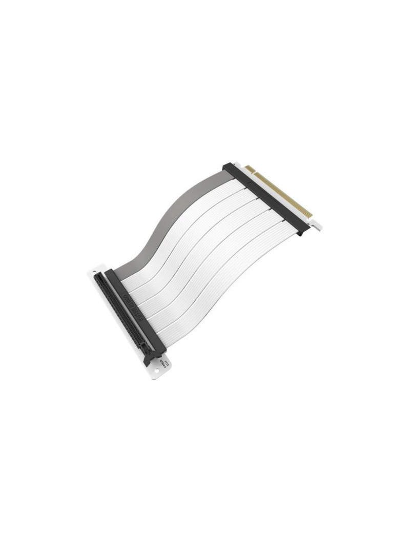 Cooler Master PCIe 4.0 x16 300mm Extension Riser Cable  Gold Plated Connectors  White