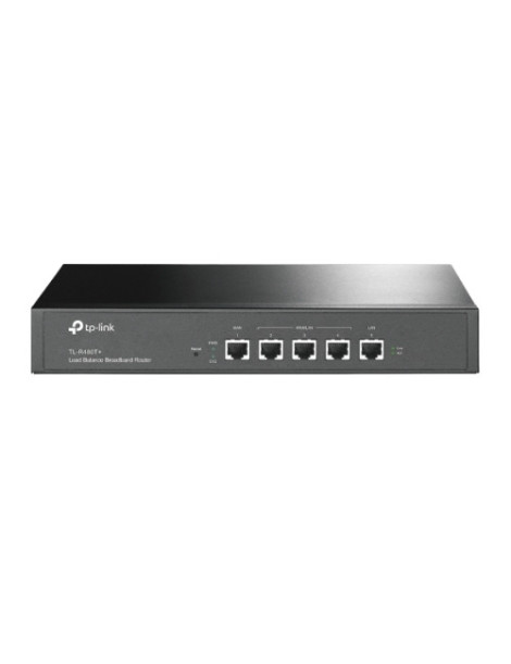 TP-LINK (TL-R480T+) Load Balance Broadband Router  1 WAN  1 LAN  3 Changeable WAN/LAN Ports  Captive Portal