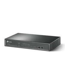 TP-LINK (TL-SF1008LP) 8-Port 10/100Mbps Unmanaged Desktop Switch  4-Port PoE  Intelligent Power  Steel Case