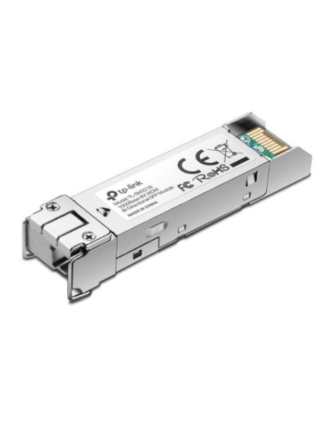 TP-LINK (TL-SM321B-2) 1000Base-BX WDM Bi-Directional SFP Module  Up to 2km  DDM  Hot Swappable