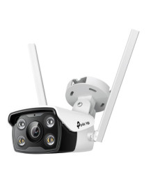 TP-LINK (VIGI C340-W 4MM) 4MP Outdoor Full-Colour Wi-Fi Bullet Network Camera w/ 4mm Lens  Spotlight LEDs  Smart Detection  Two-Way Audio  H.265+