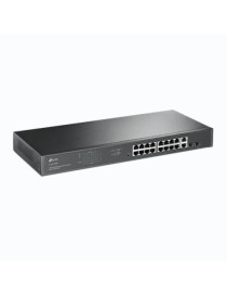 TP-LINK (TL-SG1218MP) 18-Port Gigabit Unmanaged PoE+ Rackmount Switch  16-Port PoE+  2 SFP Ports