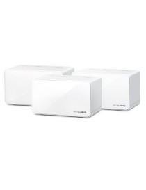 Mercusys (HALO H90X 3-Pack) AX6000 Dual Band Whole Home Mesh Wi-Fi 6 System  2.5Gbps Multi-Gig Ports  OFDMA & MU-MIMO