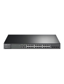 TP-LINK (TL-SG3428MP) JetStream 28-Port Gigabit L2 Managed Switch with 24-Port PoE+  4 SFP Slots  Rackmountable