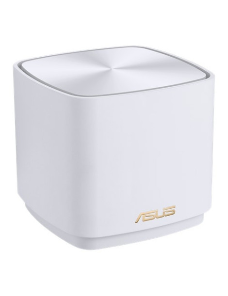 Asus (ZenWiFi AX Mini (XD4)) AX1800 Wireless Dual Band Mesh Wi-Fi 6 Mini System  Single  AiMesh  AiProtection  White