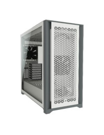 Corsair 5000D Airflow Gaming Case w/ Glass Window  E-ATX  2 x AirGuide Fans  High-Airflow Front Panel  USB-C  White