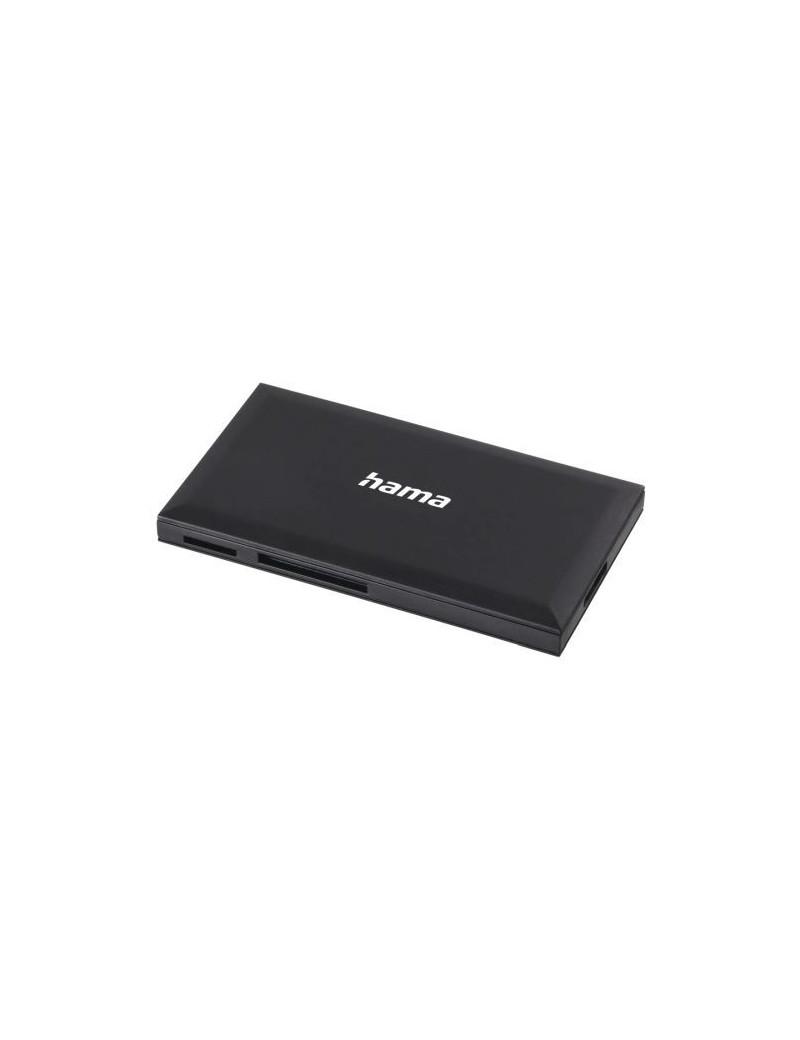 Hama External USB 3.0 Multi-Card Reader  SD/microSD/CF/MS  Black  USB Powered