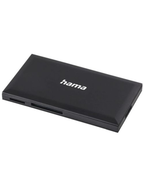 Hama External USB 3.0 Multi-Card Reader  SD/microSD/CF/MS  Black  USB Powered