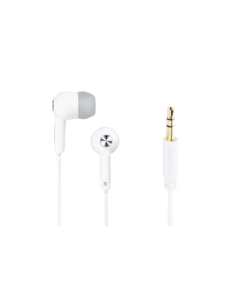 Hama Gloss In-Ear Headphones  3.5mm Jack  No Mic  White