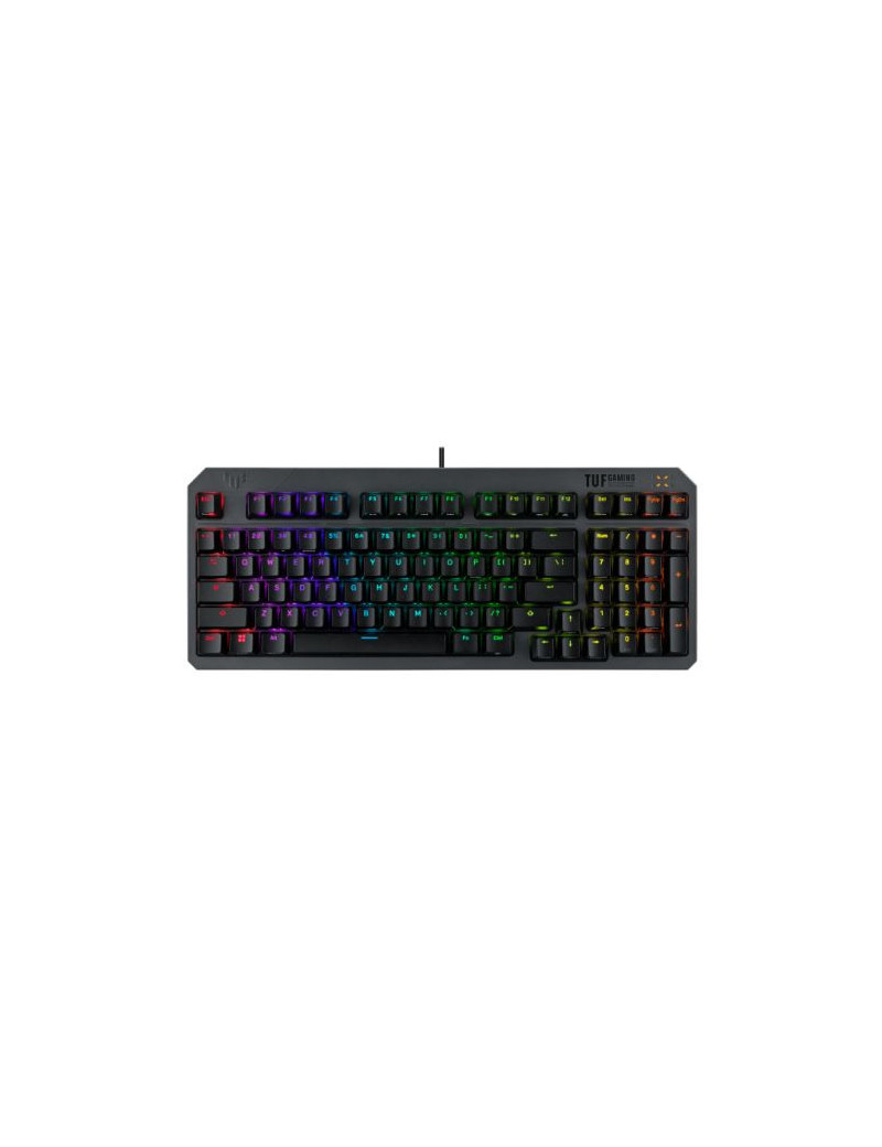 Asus TUF GAMING K3 Gen II Optical-Mechanical Compact Gaming Keyboard  97-Key Layout  Dampening Foam  IP57  RGB Lighting