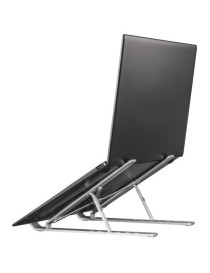 Hama Aluminium Folding Laptop Stand  Adjustable Incline  Laptops up to 15.6“  Carry Pouch