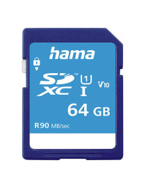 Hama 64GB SDXC Card  UHS-I Class 10  90MB/s