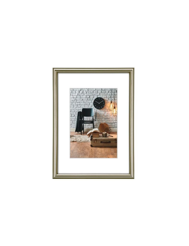 Hama Sevilla Decor Plastic A4 Picture Frame  15 x 20 cm Pictures  Wall Mount  Grey Matt