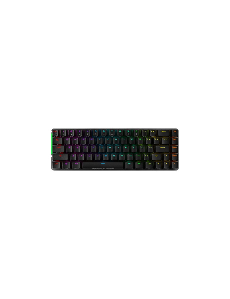 Asus ROG FALCHION Compact 65% Mechanical RGB Gaming Keyboard  Wireless/USB  Cherry MX Red Switches  Per-key RGB Lighting  Touch Panel  450-hour Battery Life