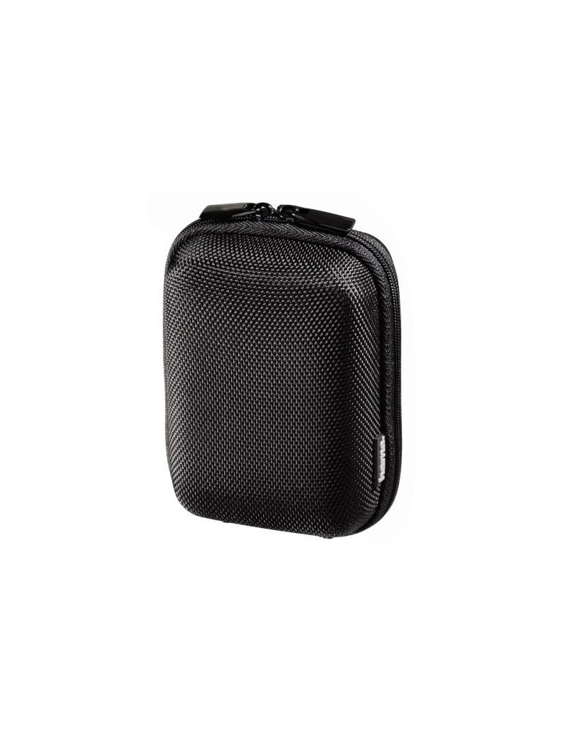 Hama Hardcase 60L Colour Style Compact Camera Case  Belt Loop  Neck Strap  Black  7 x 4 x 11 cm Compartment