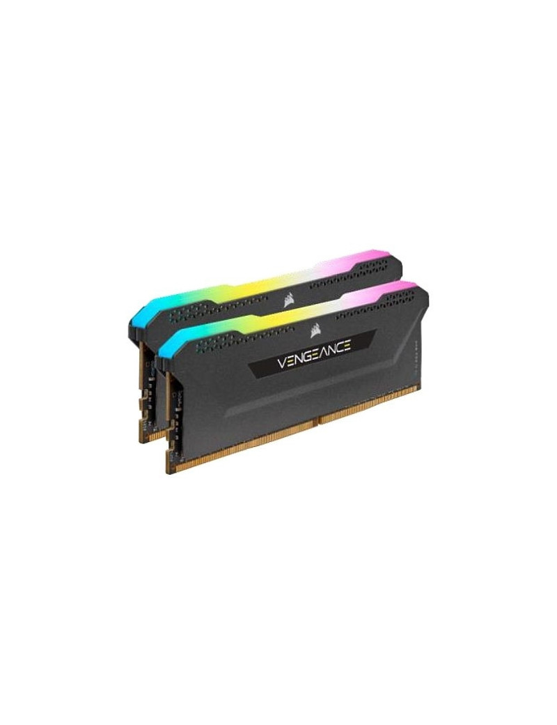 Corsair Vengeance RGB Pro SL 32GB Memory Kit (2 x 16GB)  DDR4  3200MHz (PC4-25600)  CL16  XMP 2.0  Black