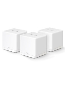 Mercusys (Halo H1500X 3-Pack) AX1500 Dual Band Whole Home Mesh Wi-Fi 6 System  OFDMA & MU-MIMO