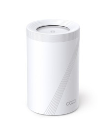 TP-LINK (DECO BE65) BE9300 Tri-Band Whole Home Mesh Wi-Fi 7 System  Single Unit  4x 2.5G Ports  MLO  Wireless/Wired Combined Backhaul