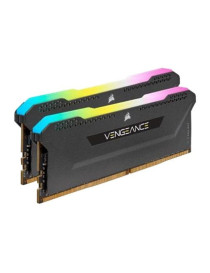 Corsair Vengeance RGB Pro SL 32GB Memory Kit (2 x 16GB)  DDR4  3200MHz (PC4-25600)  CL16  Black  Ryzen Optimised