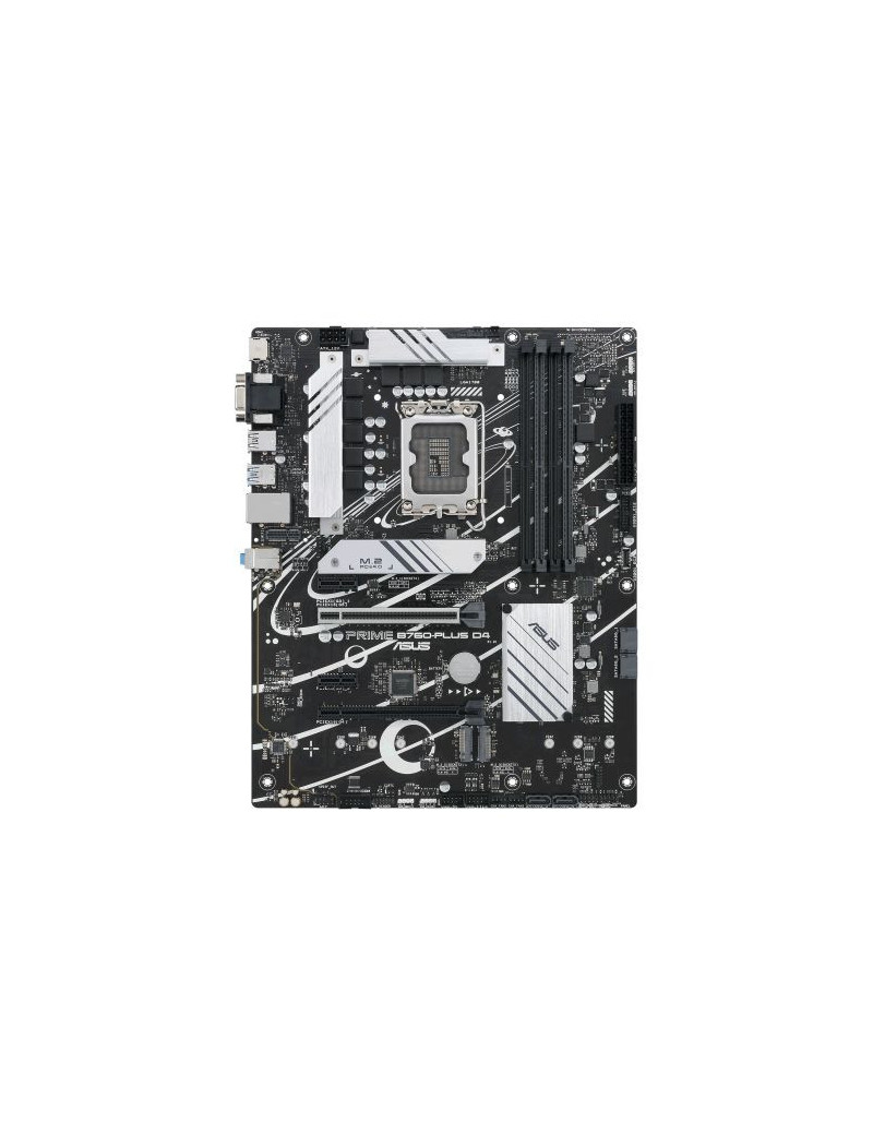 Asus PRIME B760-PLUS D4  Intel B760  1700  ATX  4 DDR4  VGA  HDMI  DP  2.5G LAN  PCIe5  3x M.2