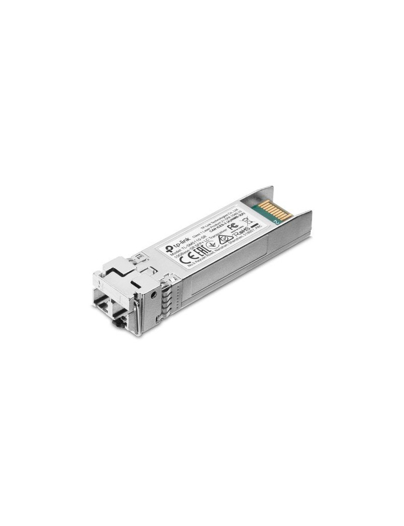 TP-LINK (TL-SM5110-SR) 10GBase-SR SFP+ LC Transceiver  Hot-Pluggable  DDM Support  850 nm