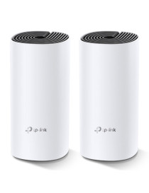 TP-LINK (DECO M4) Whole-Home Mesh Wi-Fi System  2 Pack  Dual Band AC1200  MU-MIMO  2 x LAN on each Unit