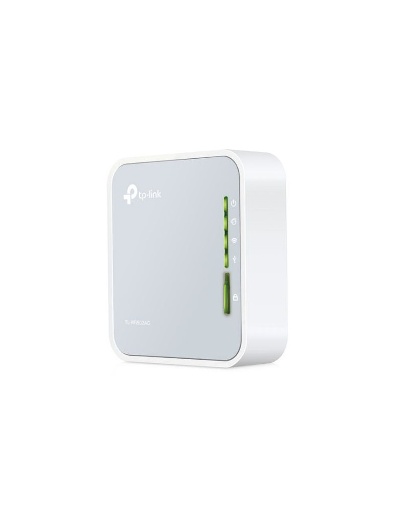 TP-LINK (TL-WR902AC) AC750 (433+300) Wireless Dual Band Travel Router  3G/4G  USB