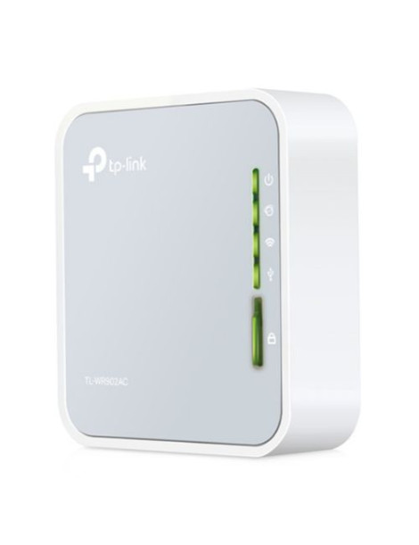 TP-LINK (TL-WR902AC) AC750 (433+300) Wireless Dual Band Travel Router  3G/4G  USB