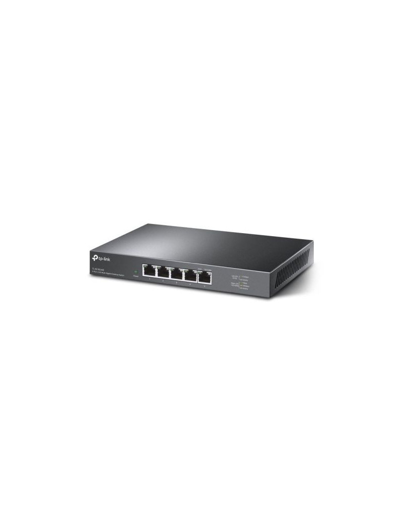 TP-LINK (TL-SG105-M2) 5-Port Unmanaged 2.5G Multi-Gigabit Desktop Switch  5x 100/1G/2.5G  Fanless  Steel Case