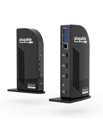 Plugable UD-ULTCDL USB-C Triple Monitor 4K 96W USB-C PD DisplayLink Certified Docking Station