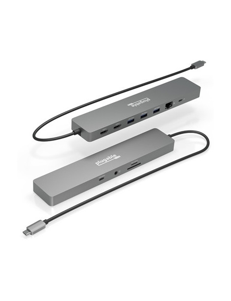 Plugable USBC-11IN1E 11 in 1 Portable USB-C Ethernet Docking Station