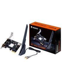 Gigabyte GC-WBAX2400R Realtek WiFi 6 AX200 2400Mbps Dual Band Wireless PCI-Express Card and Bluetooth 5.3 c/w AORUS High Performance Antenna