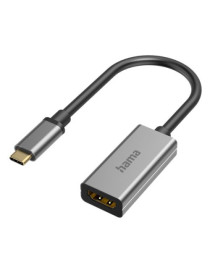 Hama USB-C Male to HDMI Female Cable  Ultra-HD 8K  Aluminium