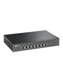 TP-LINK (TL-SX1008) 8-Port Unmanaged 10G Multi-Gigabit Desktop/Rackmount Switch  8x 100/1G/2.5G/5G/10G  Low-Noise Fan  Steel Case