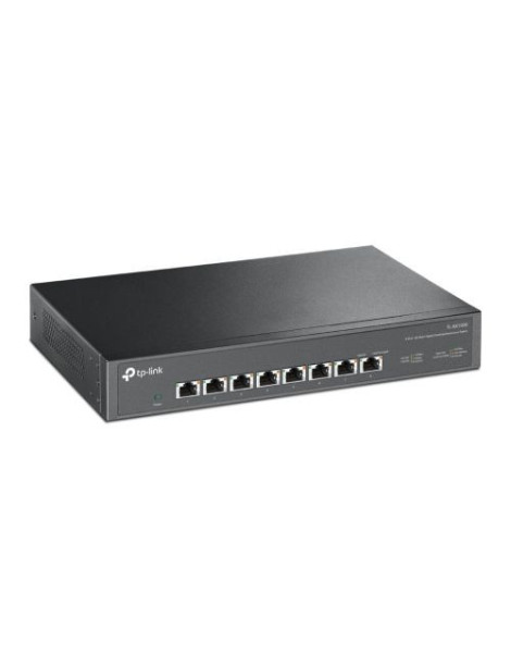 TP-LINK (TL-SX1008) 8-Port Unmanaged 10G Multi-Gigabit Desktop/Rackmount Switch  8x 100/1G/2.5G/5G/10G  Low-Noise Fan  Steel Case