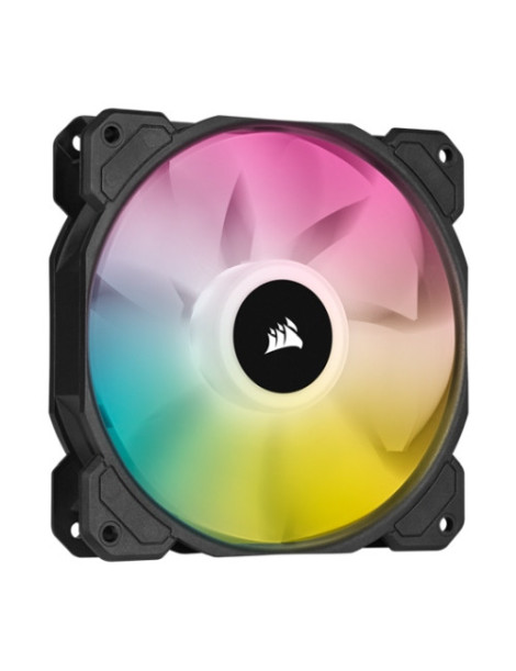 Corsair iCUE SP120 ELITE Performance 12cm PWM RGB Case Fan  8 ARGB LEDs  Hydraulic Bearing  Single Fan Expansion Pack