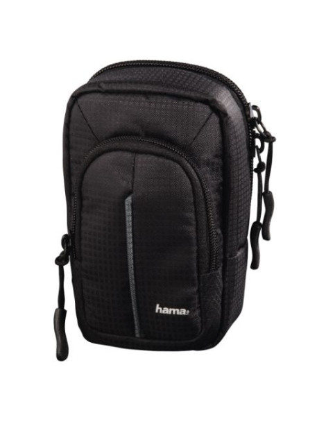 Hama Fancy Urban 80M Compact Camera Case  Belt Loop  Neck Strap  Black  7.5 x 4.5 x 12.5 Compartment