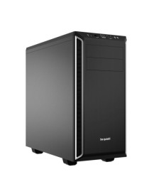 Be Quiet! Pure Base 600 Gaming Case  ATX  2 x Pure Wings 2 Fans  Silver Trim