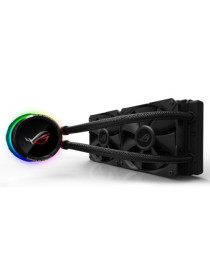 Asus ROG Ryuo 240mm Liquid CPU Cooler  2 x 12cm PWM Fans  Full Colour OLED Display  RGB